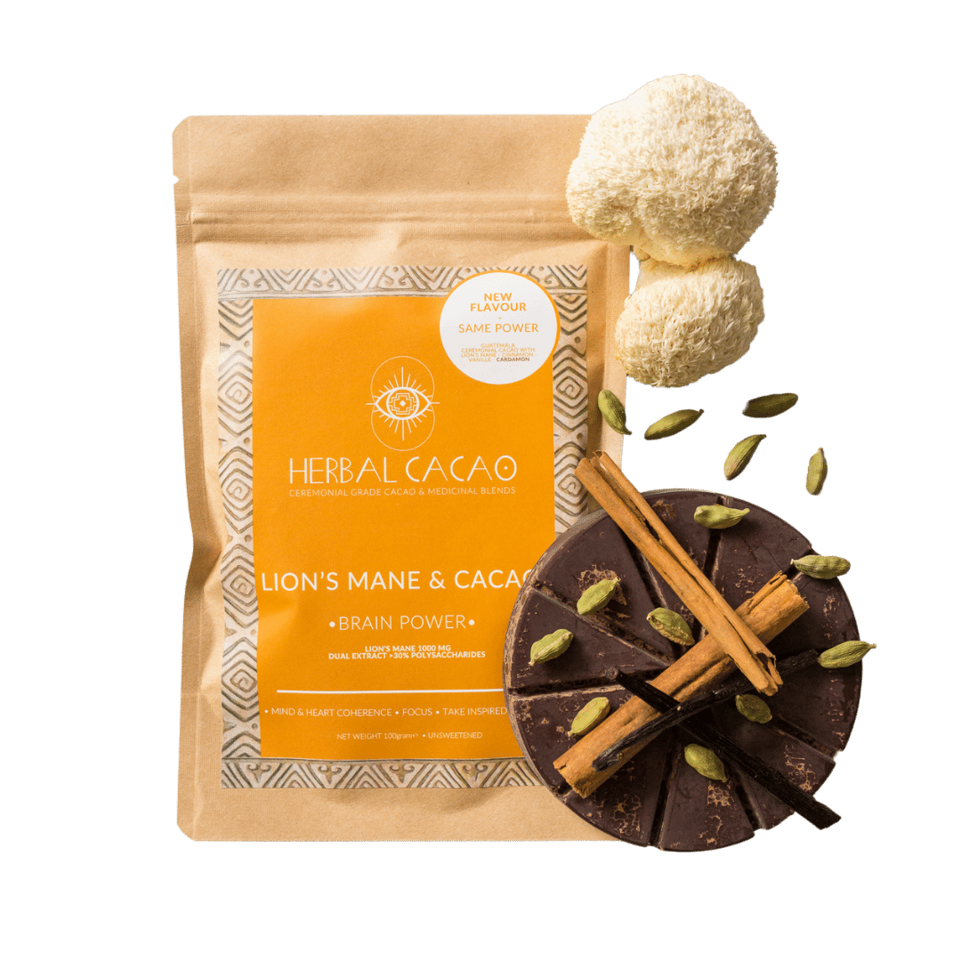 Herbal Cacao Lion's Mane & Cacao - Brain Power