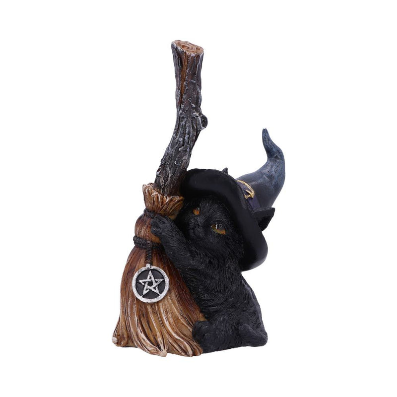 Zwarte kat  bezembeschermer 11,5 cm
