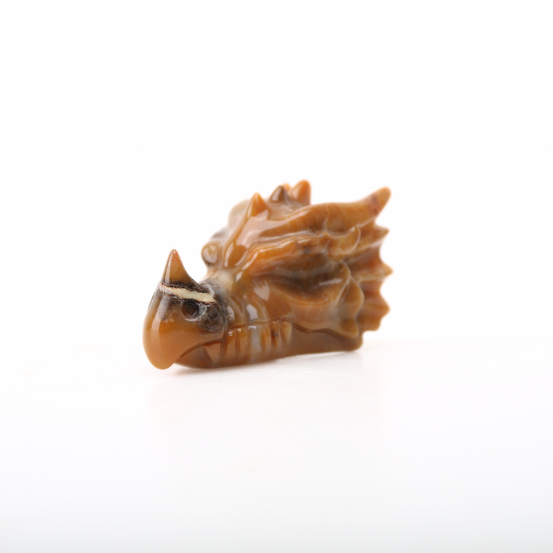 Chalcedoon Jaspis – Universiet Dragon Skull - 1