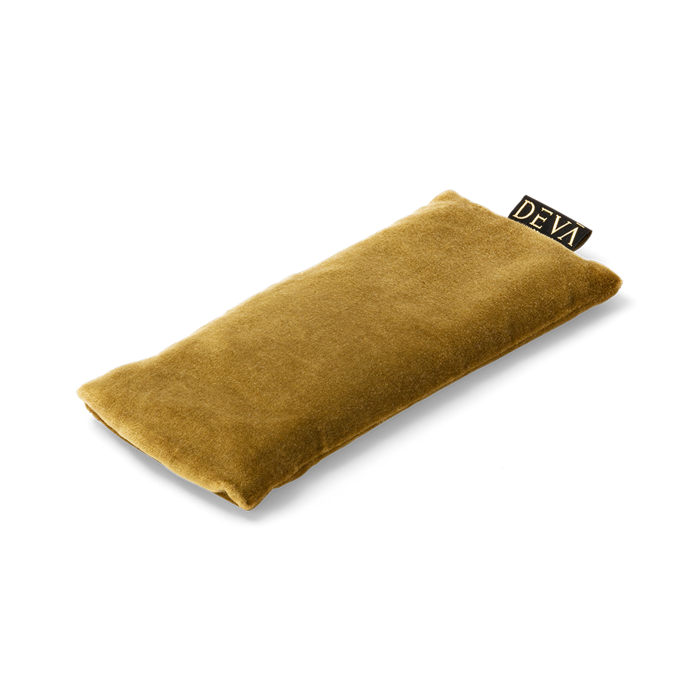 Deva Yoga - Oogkussen lavendel velvet - Gold