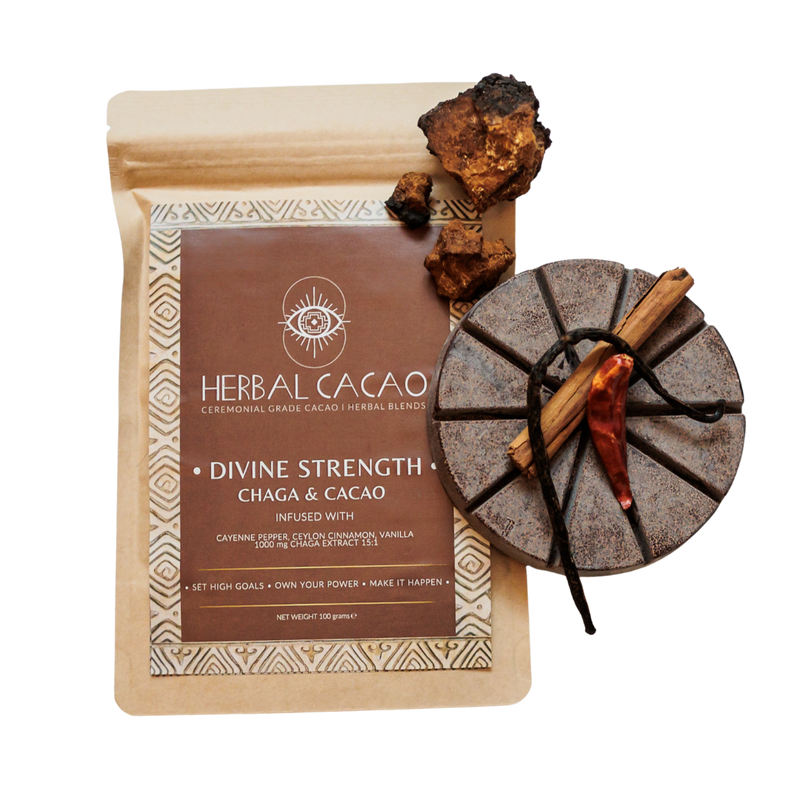Herbal Cacao Chaga & Cacao - Divine Strength