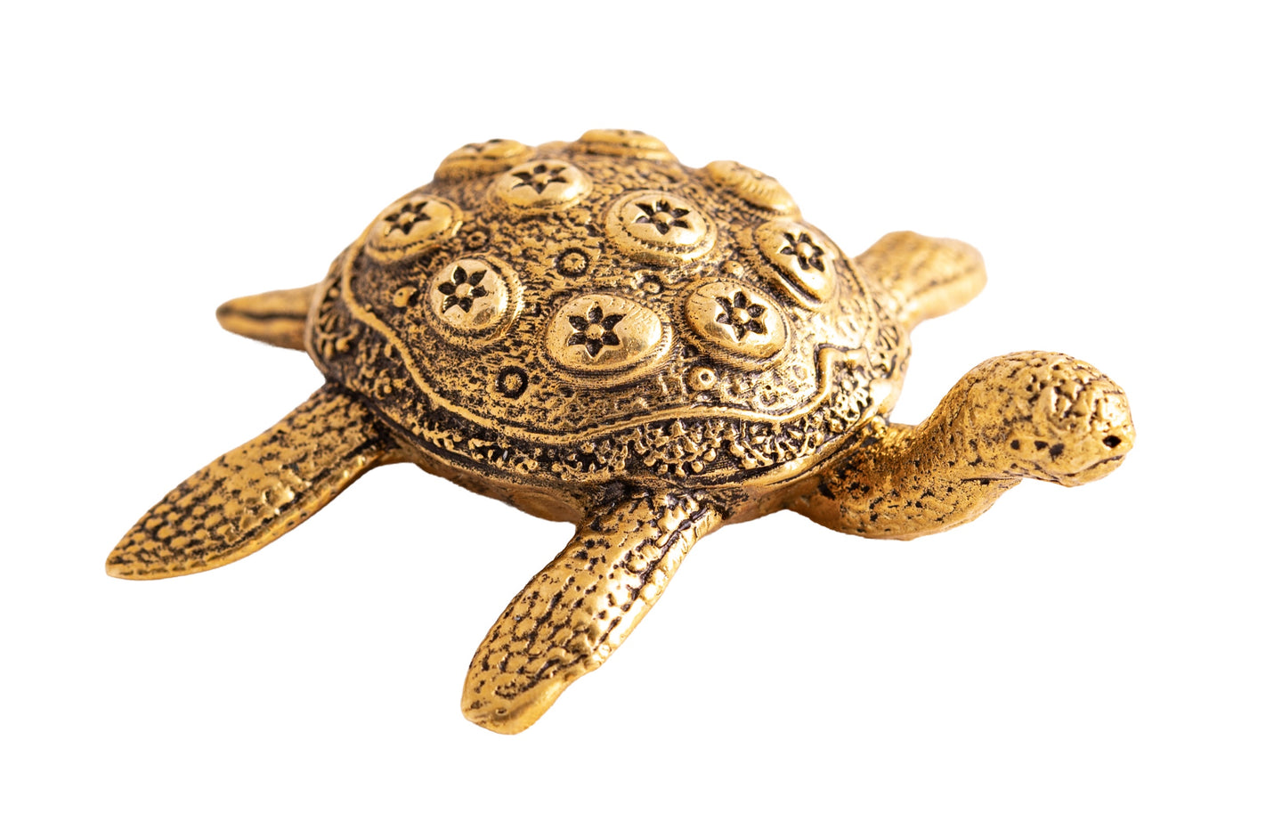 Schildpad van messing 4.5cm