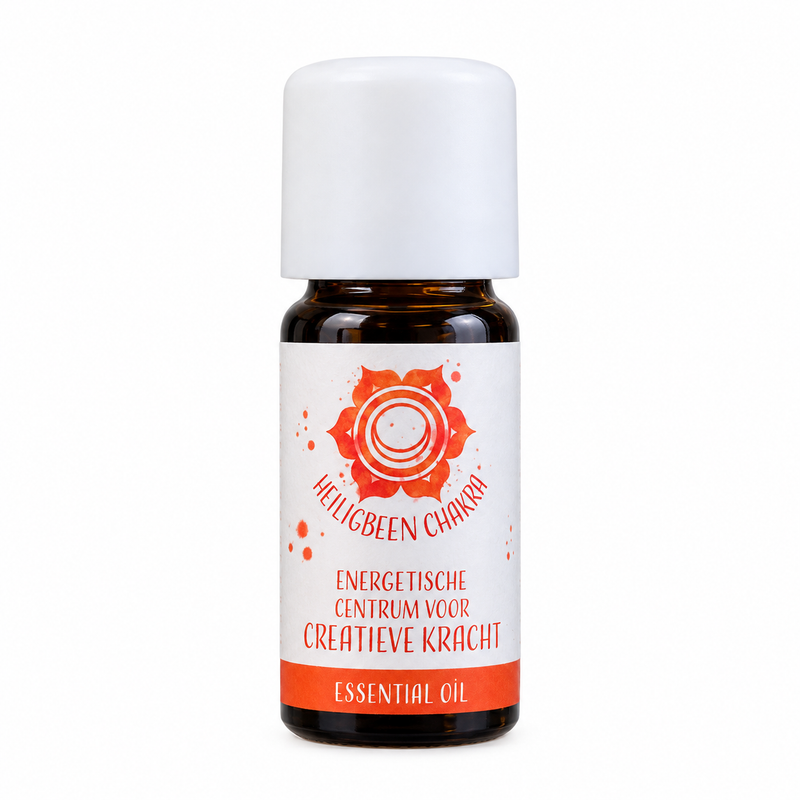 2. Heiligbeen chakra olie 10 ml - De Groene Linde