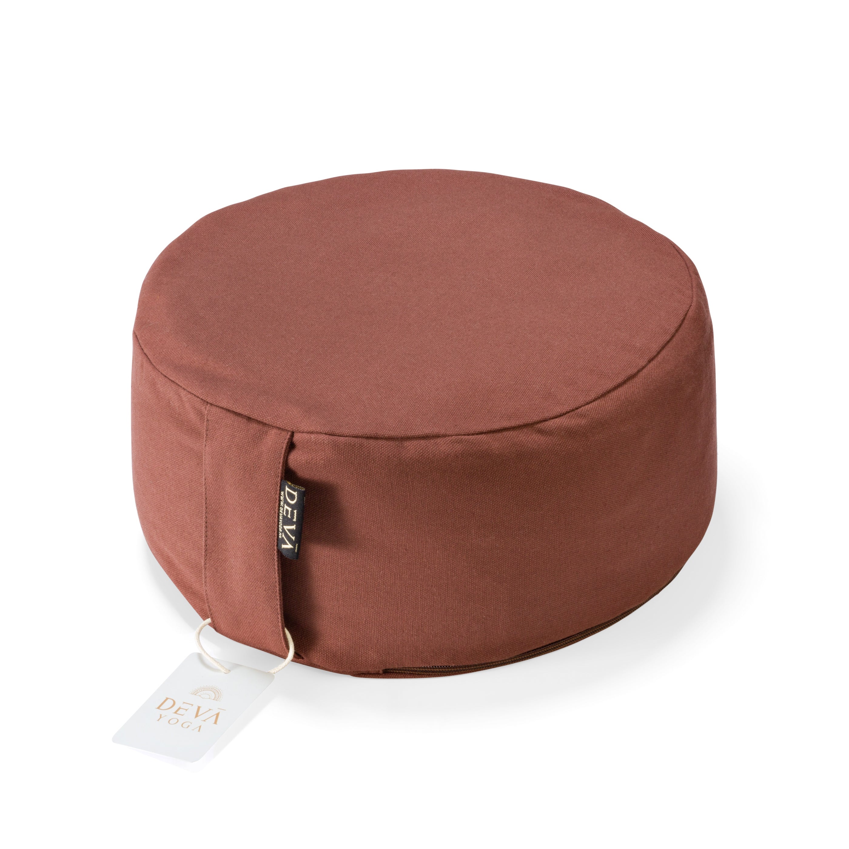 Deva Yoga - Meditatiekussen bio katoen - Dark Brown