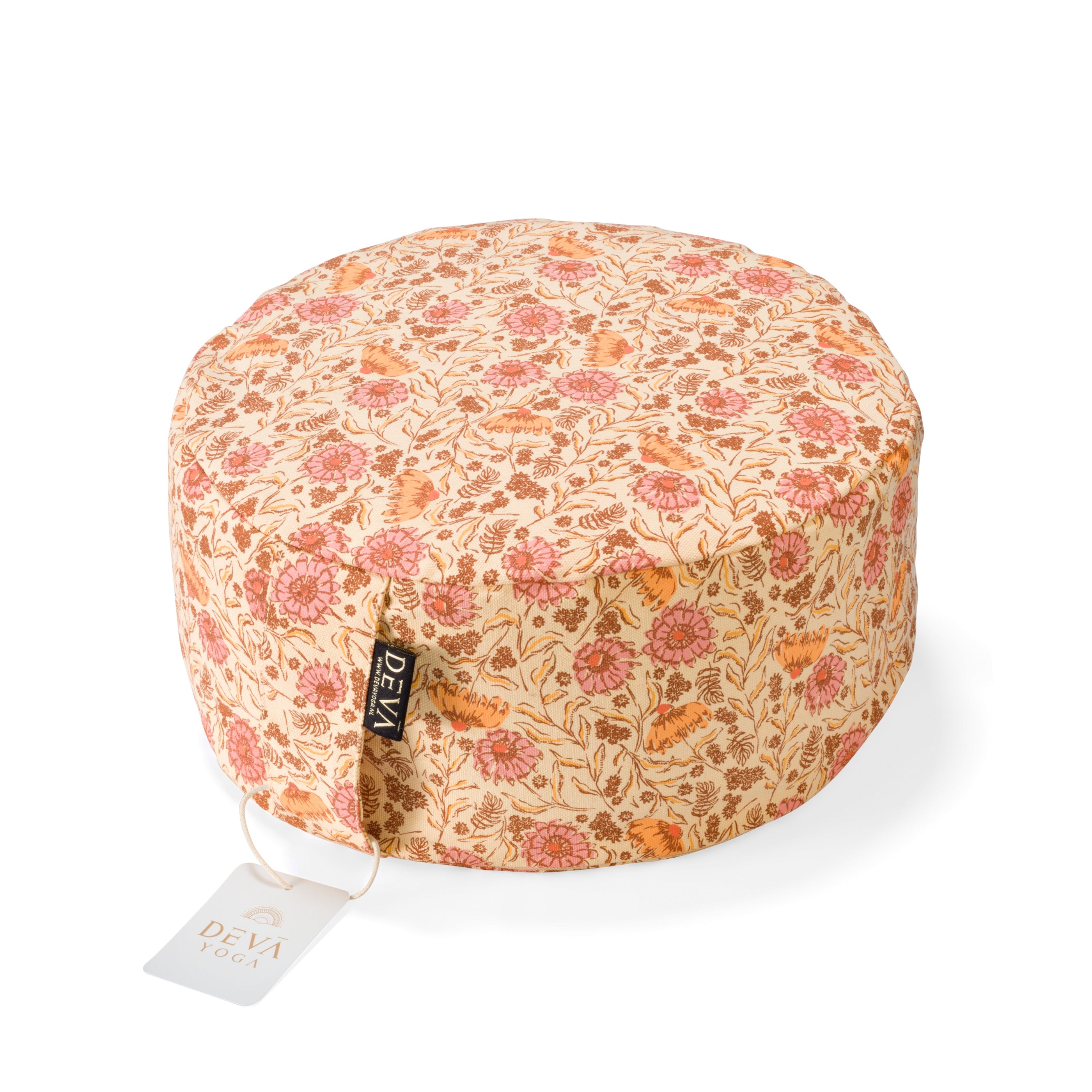 Deva Yoga - Meditatiekussen bio katoen - Soft Blossom