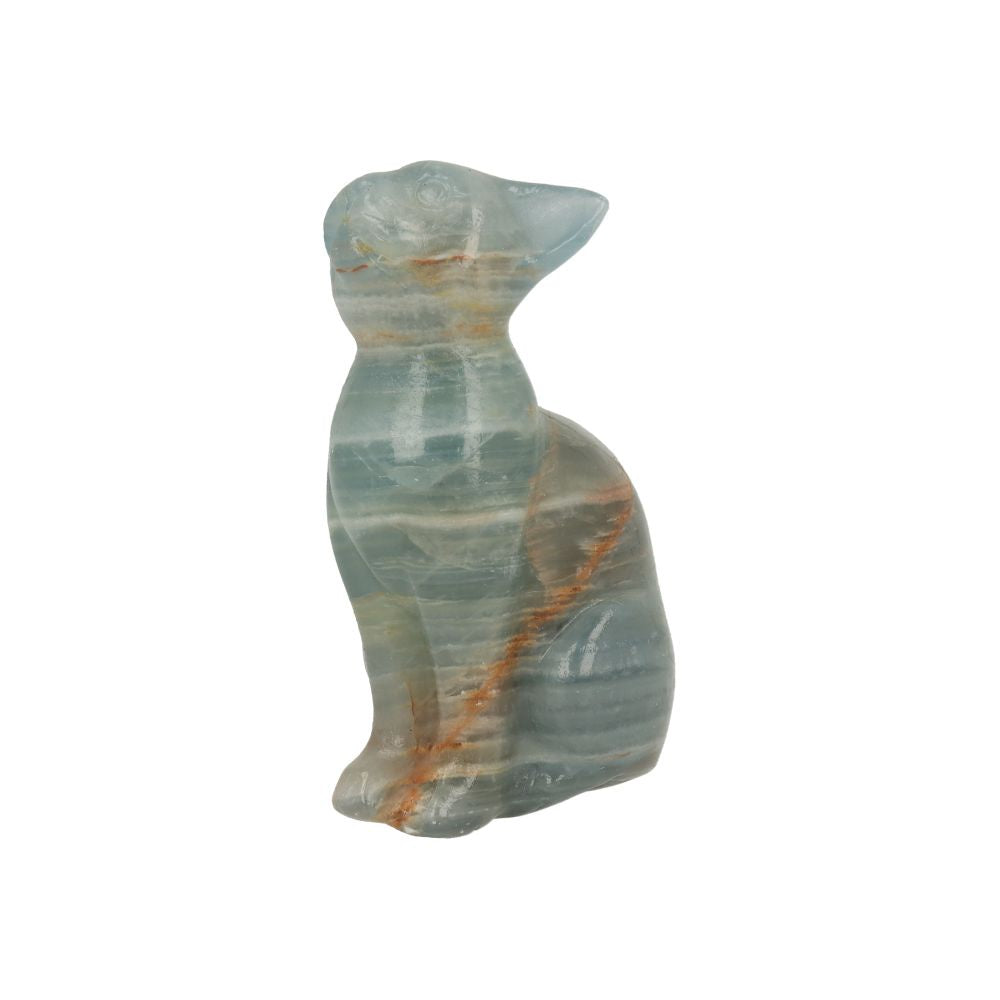 Blauwe onyx kat - 1