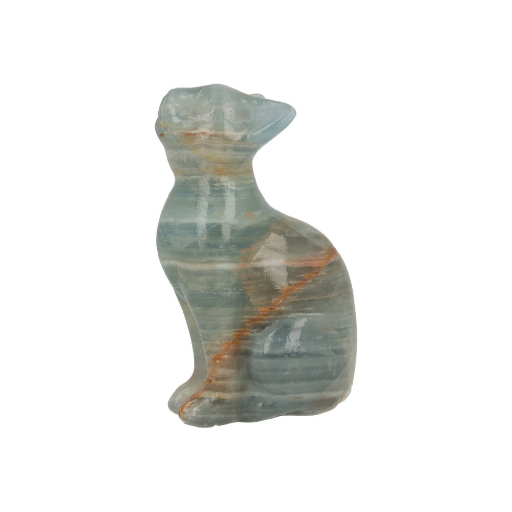 Blauwe onyx kat - 1