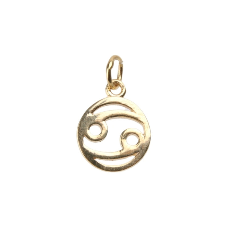 Sterrenbeeld hanger Kreeft Gold Plated