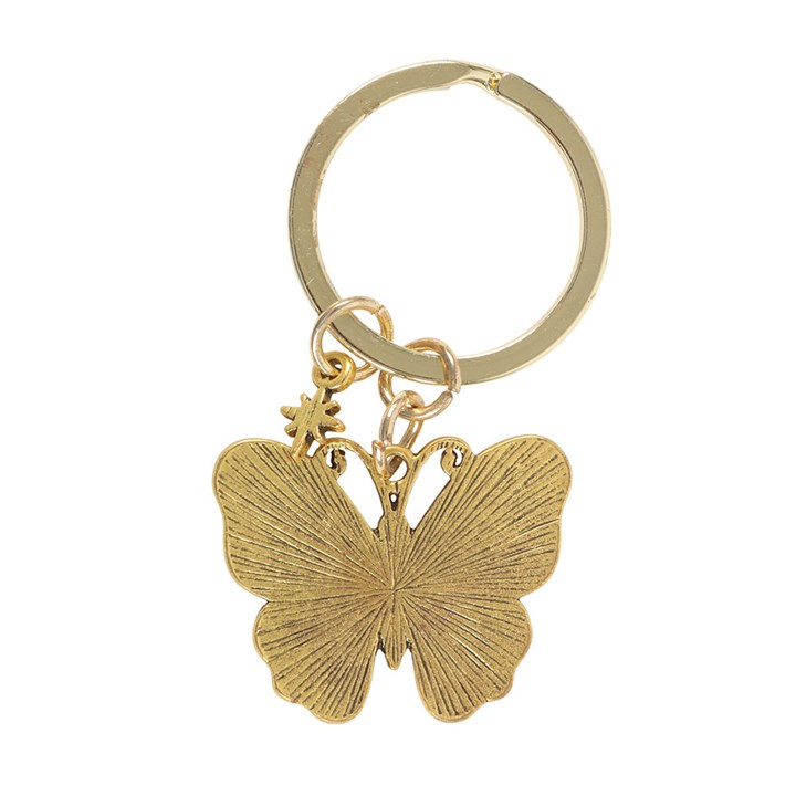 Sleutelhanger bloem vlinder