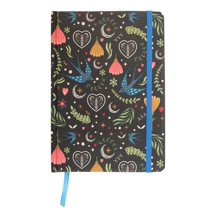 Midnight Bloom Notebook A5