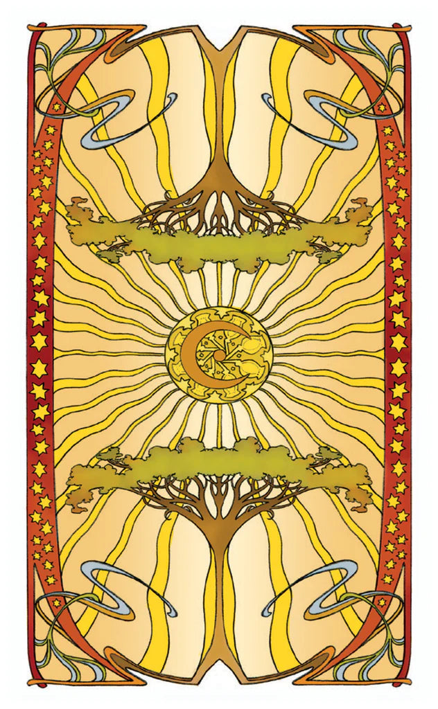 Golden Art Nouveau Tarot Mini