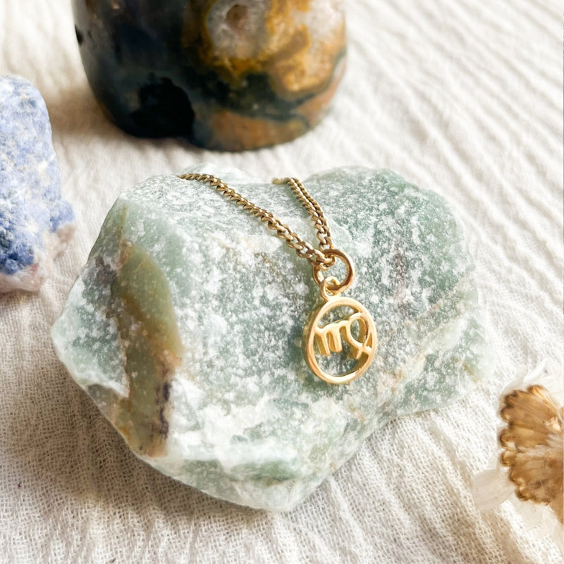 Sterrenbeeld hanger Maagd Gold Plated