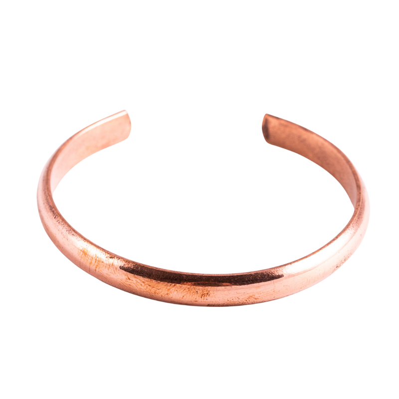 Koperen armband plain