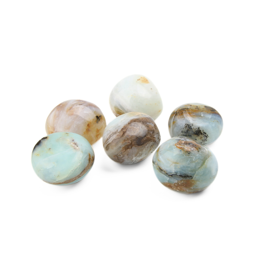 Opaal Andes Blauw trommelsteen