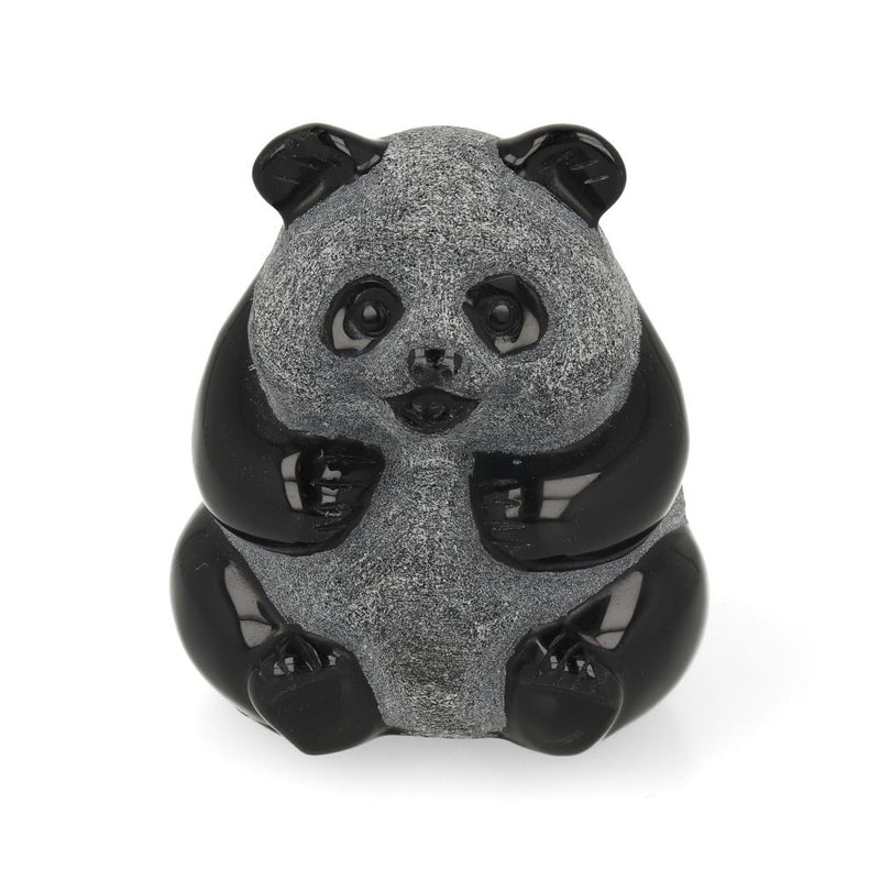 Panda Zwarte Obsidiaan - 2