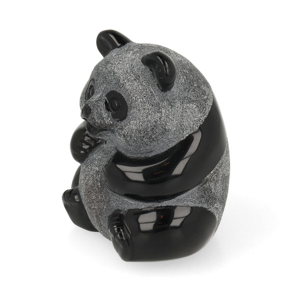 Panda Zwarte Obsidiaan - 1