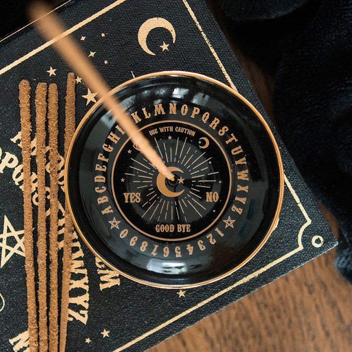 Wierookhouder zwart Spirit Board