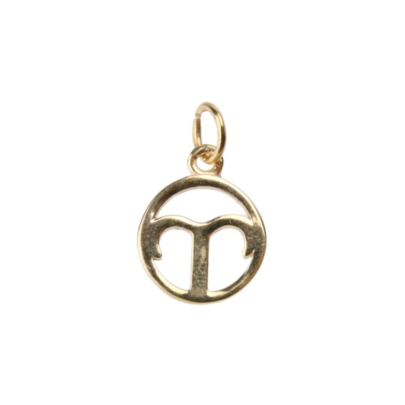 Sterrenbeeld hanger Ram Gold Plated