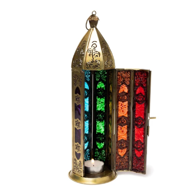 Sfeerlicht oosterse lantaarn 7 chakra's