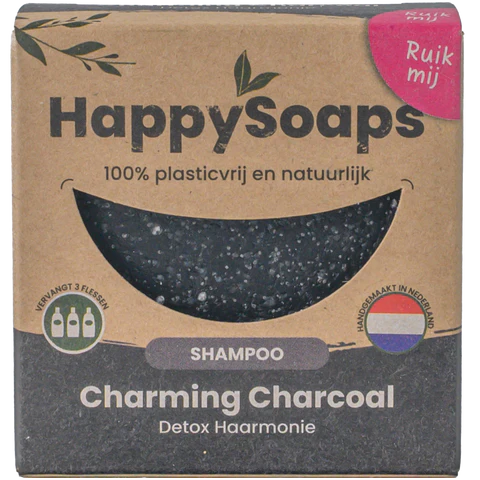 HappySoaps Shampoo Bar - Charming Charcoal