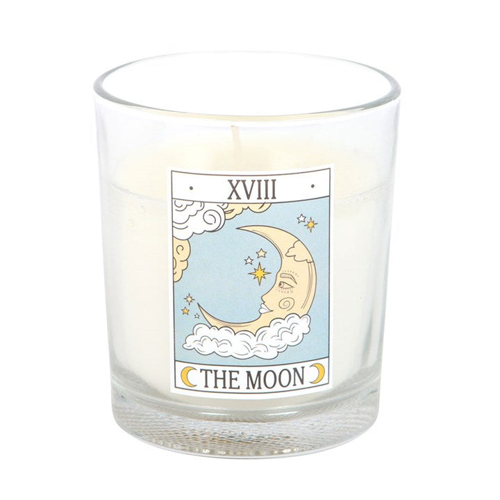 Geurkaars - The Moon Vintage Tarot Vanilla