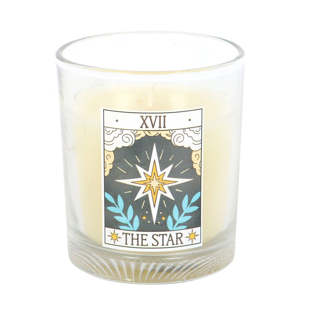 Geurkaars - The Star Vintage Tarot Blueberry