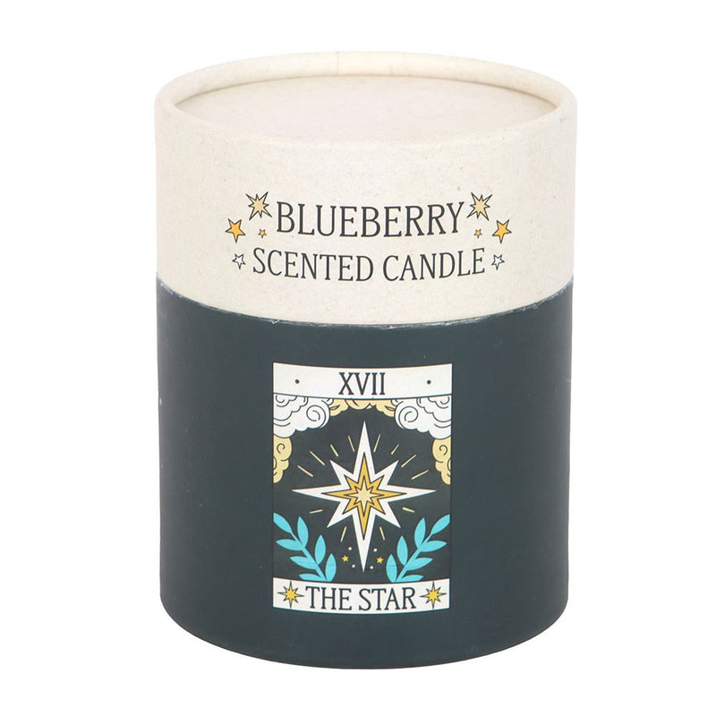 Geurkaars - The Star Vintage Tarot Blueberry