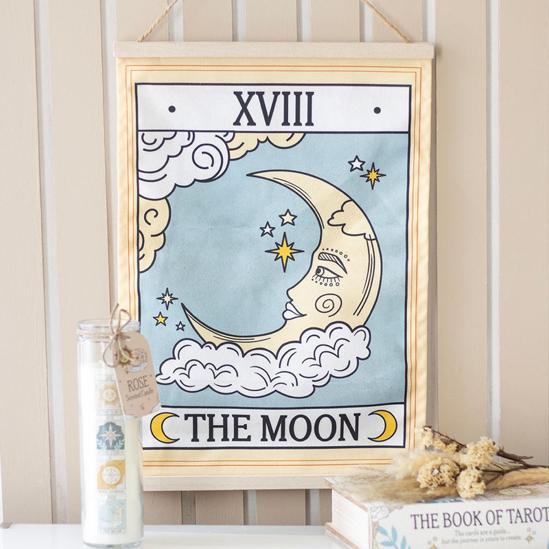 Wanddecoratie -The Moon Vintage Tarot