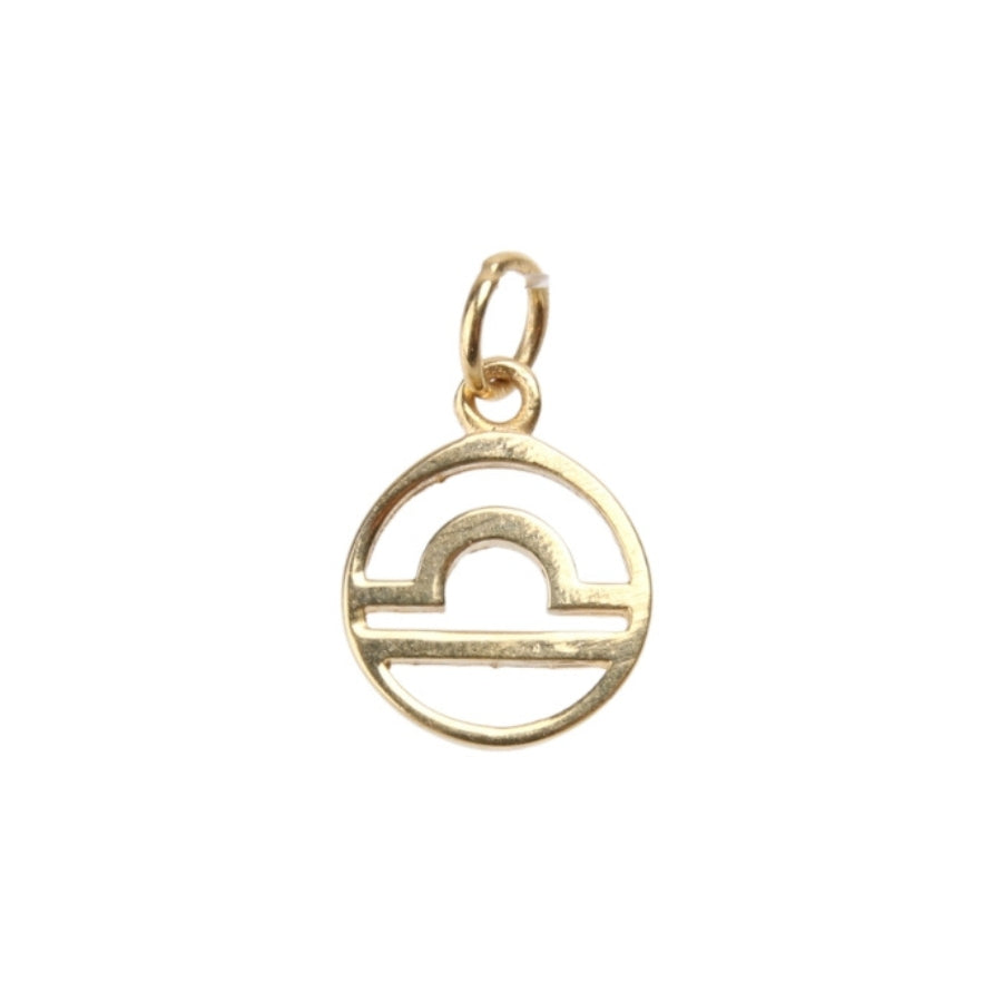 Sterrenbeeld hanger Weegschaal Gold Plated