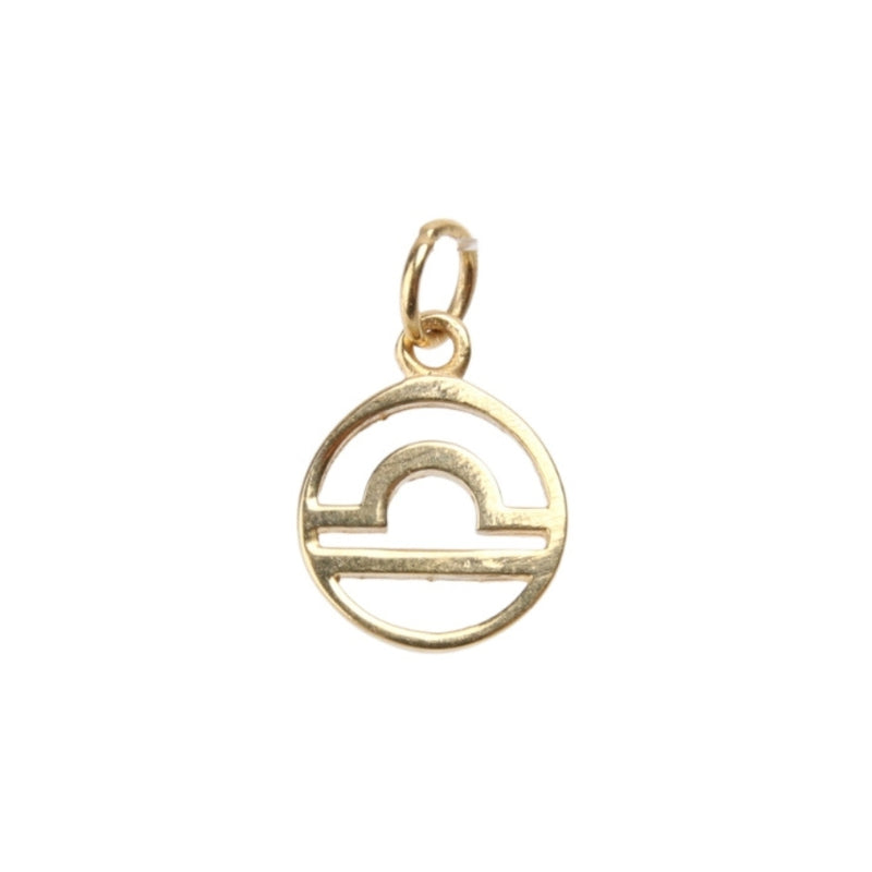 Sterrenbeeld hanger Weegschaal Gold Plated