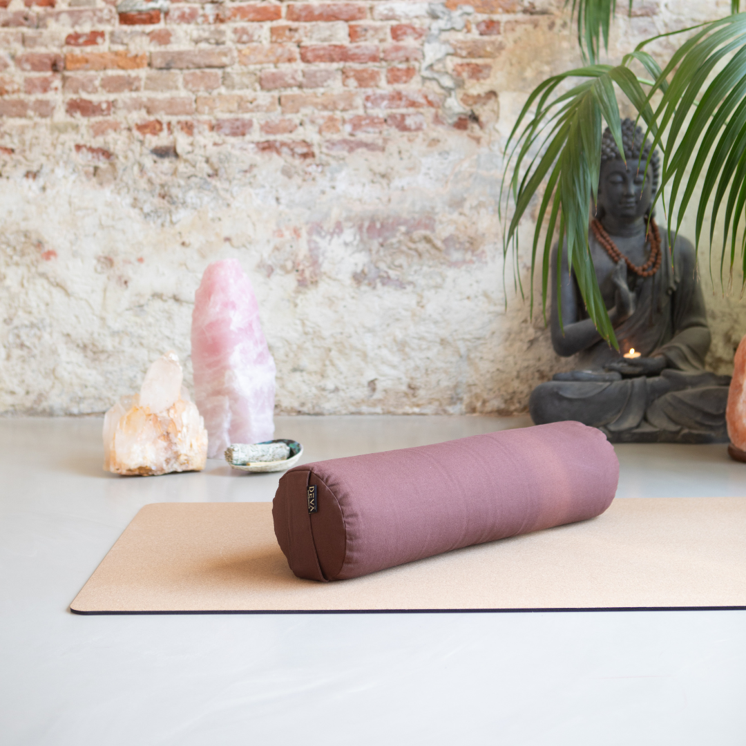 Deva Yoga - Bolster bio katoen - Dark Brown