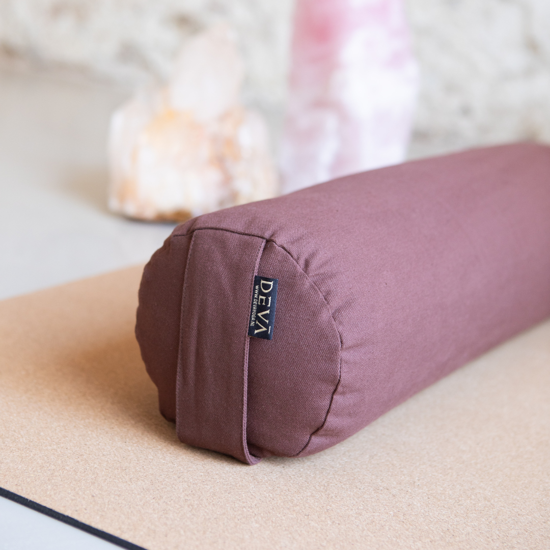 Deva Yoga - Bolster bio katoen - Dark Brown