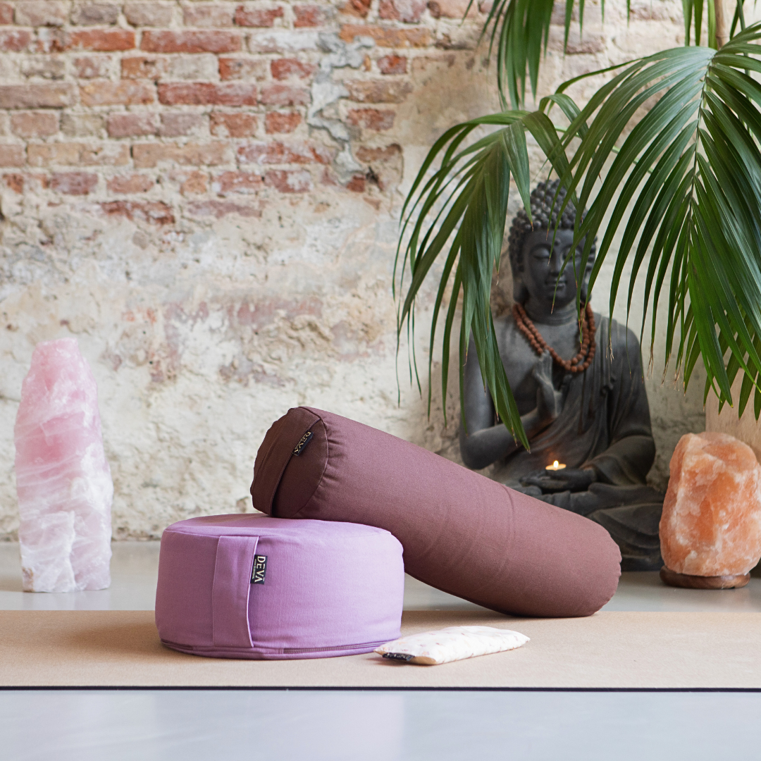 Deva Yoga - Bolster bio katoen - Dark Brown