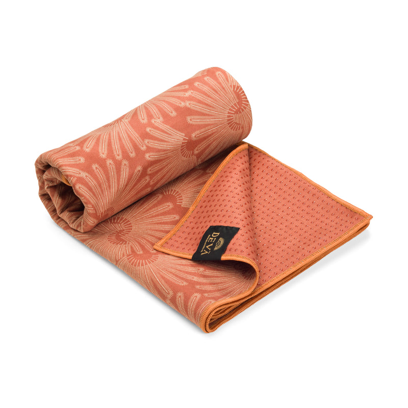 Deva Yoga - Yoga Handdoek - African Red