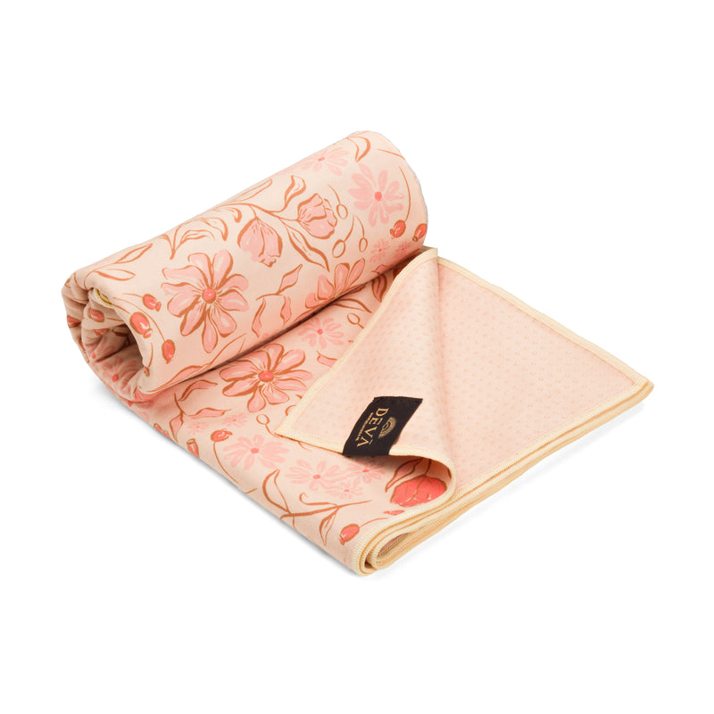 Deva Yoga - Yoga Handdoek - Soft Blossom