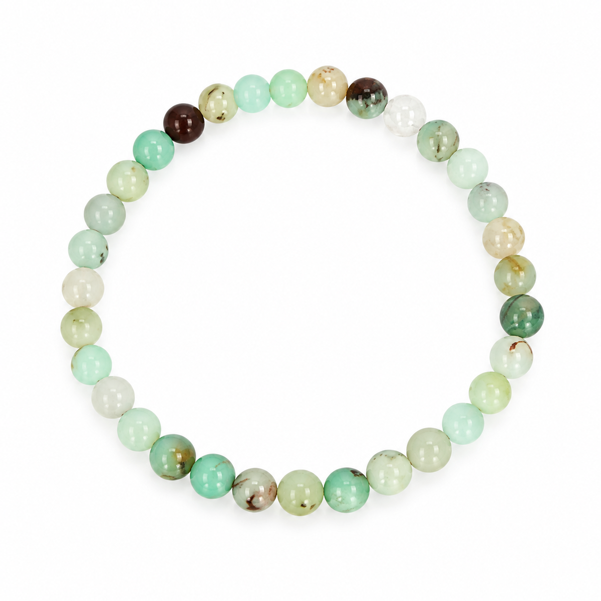 Chrysopraas damesarmband 8mm