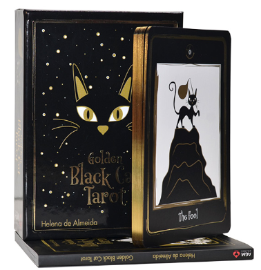 Golden Black Cat Tarot