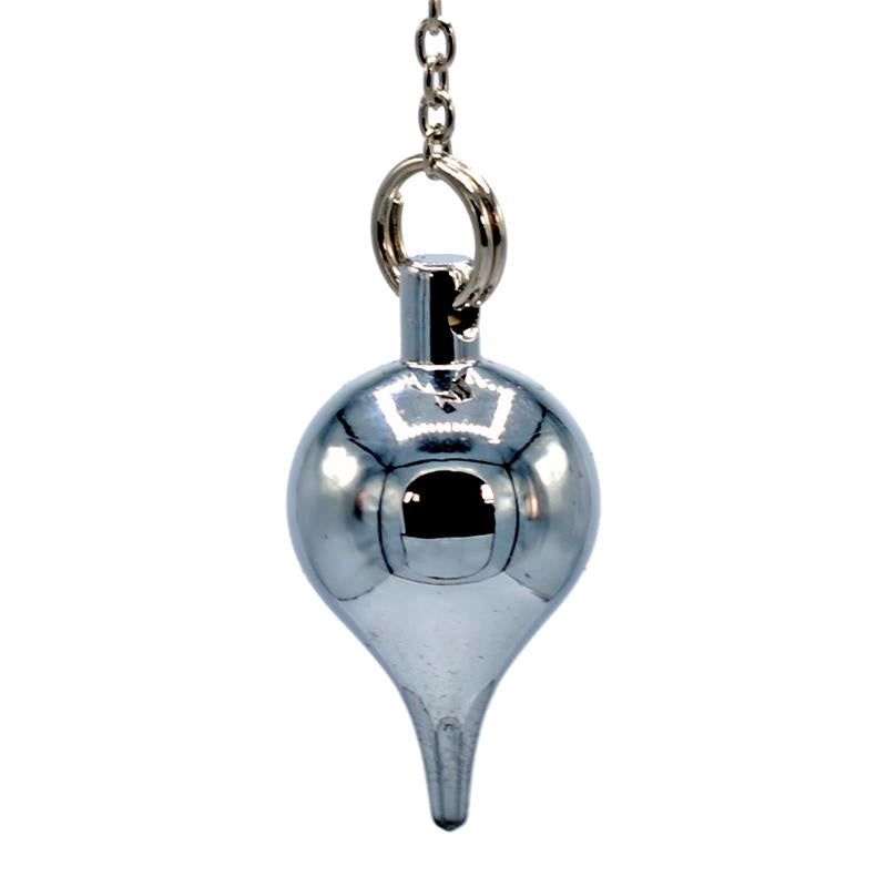 Pendel messing verchroomd -- 27 g; 3 cm
