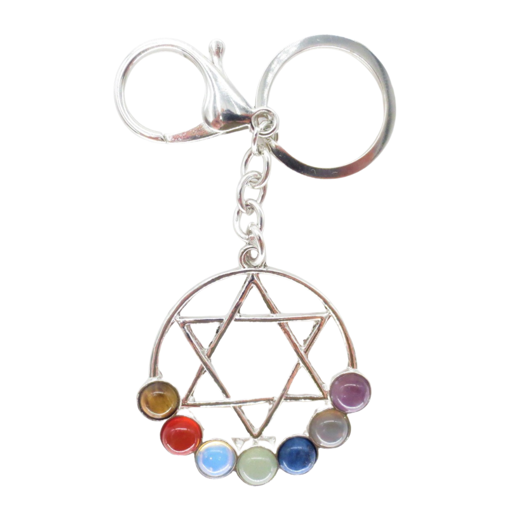 7 chakra sleutelhanger