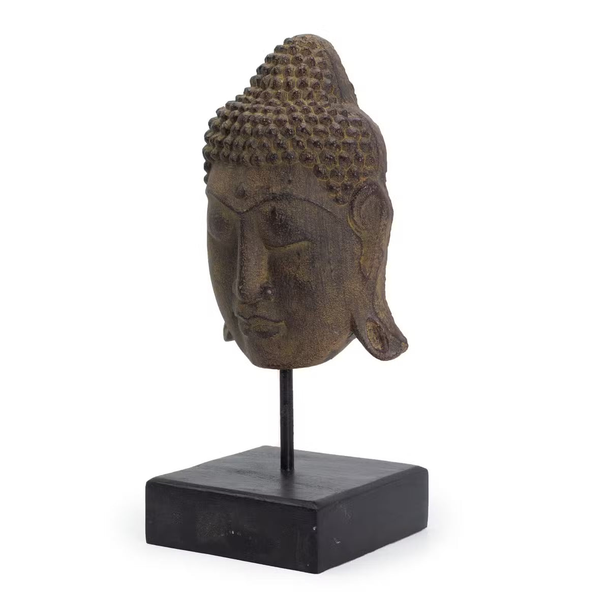 Boeddha Hoofd op standaard Groot
