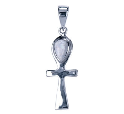 Symbool Hanger Ankh met Maansteen