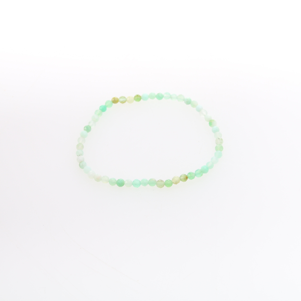 Damesarmband Chrysopraas gefacetteerd