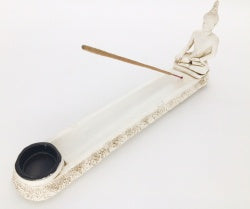 Wierookhouder witte thai boeddha
