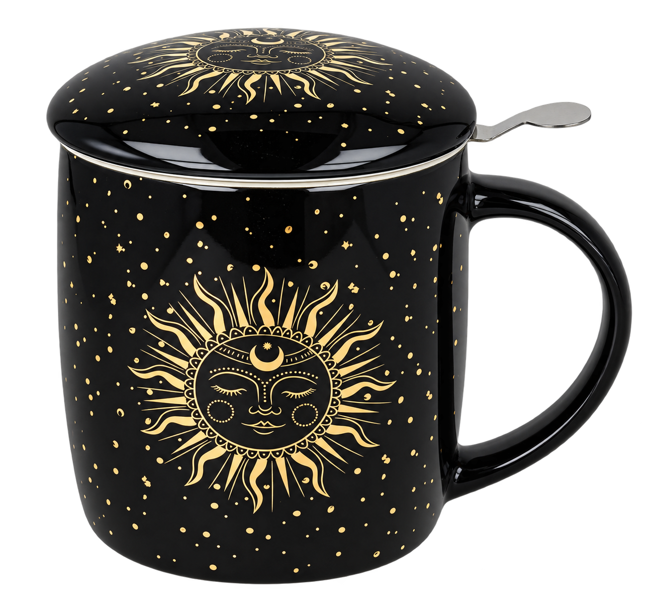 Thee mok set Zon en Maan zwart