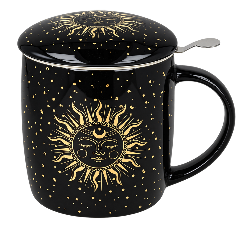 Thee mok set Zon en Maan zwart