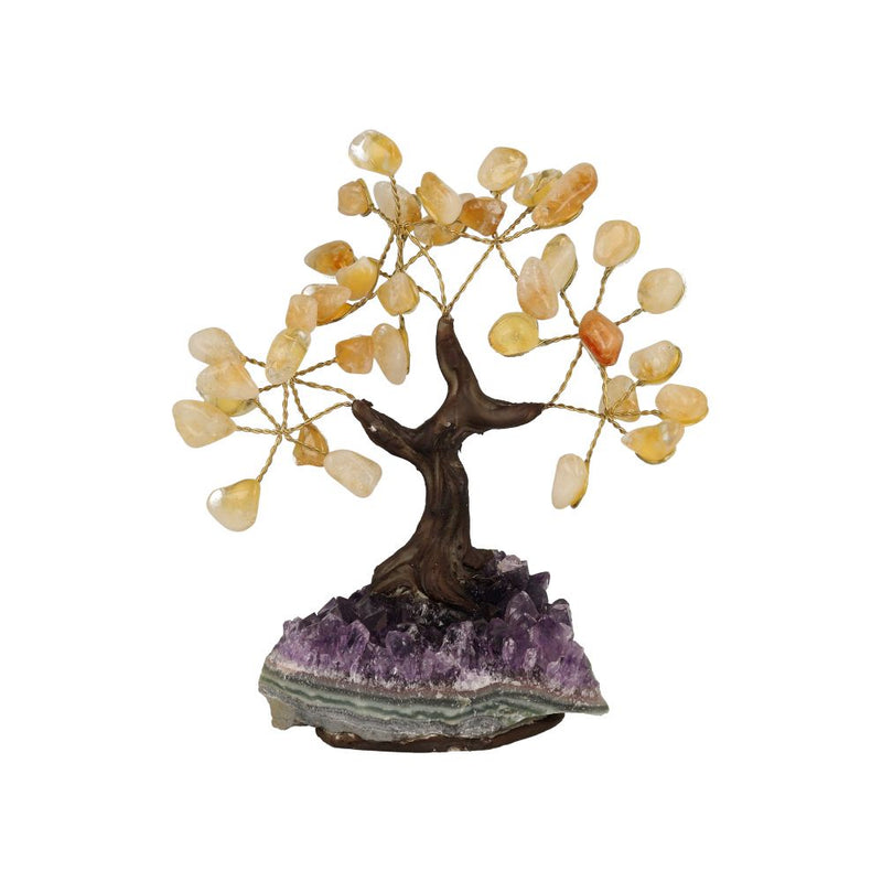 Gebrande Amethist Edelsteenboom Klein - 1