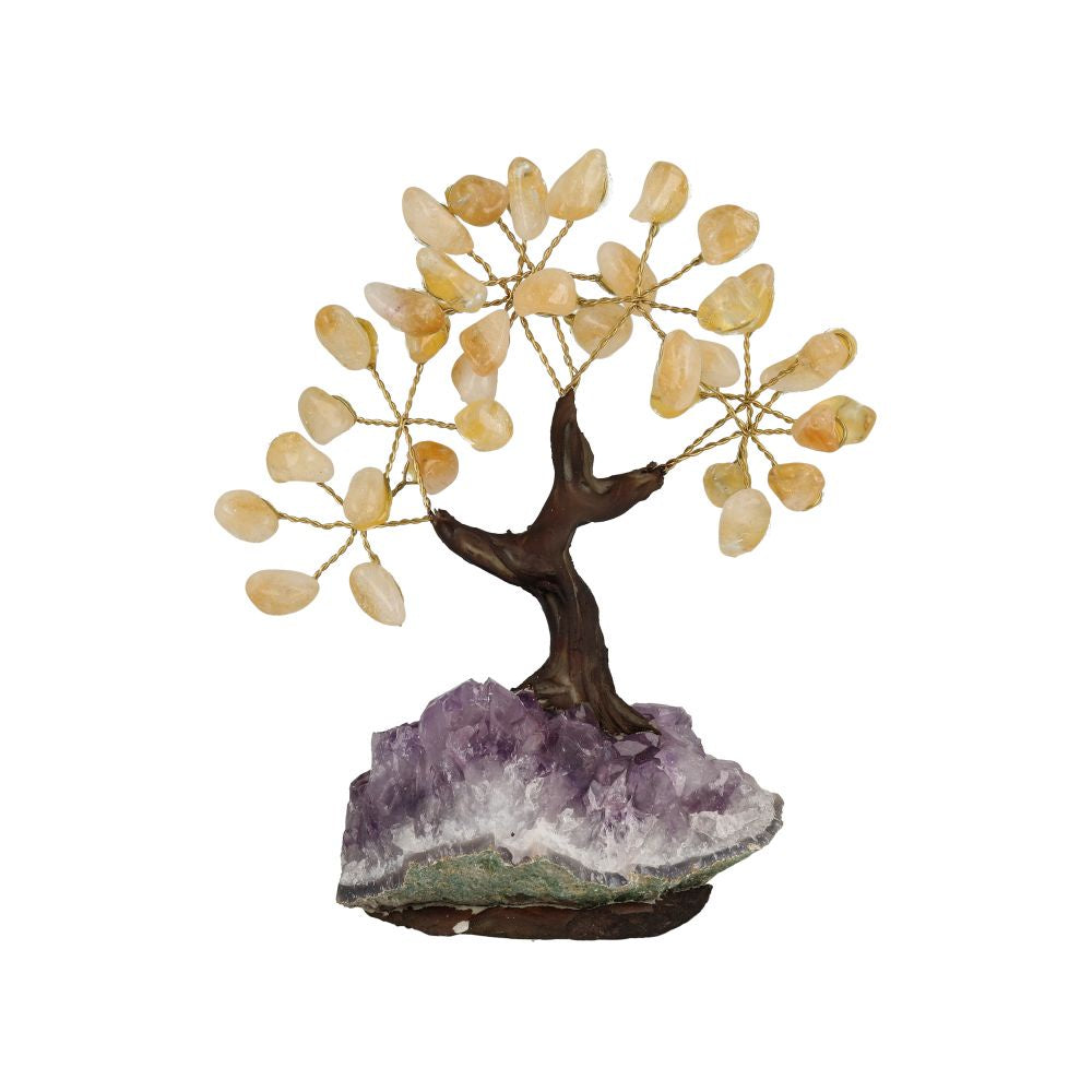 Gebrande Amethist Edelsteenboom Klein - 2
