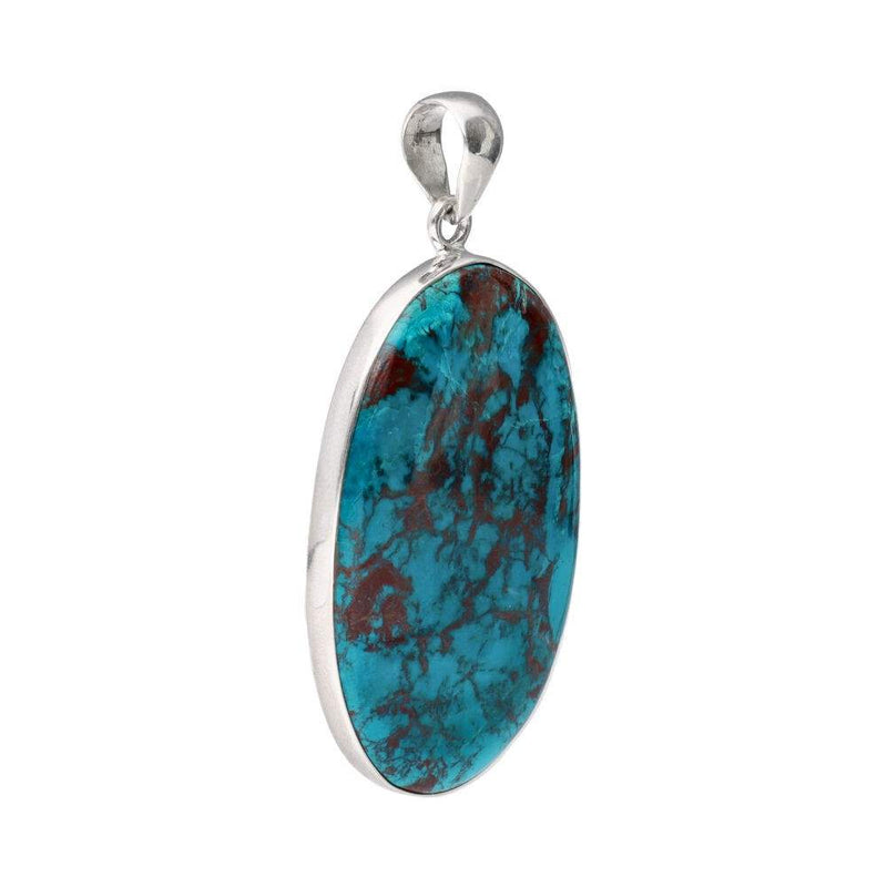 Chrysocolla Zilveren 925 Hanger
