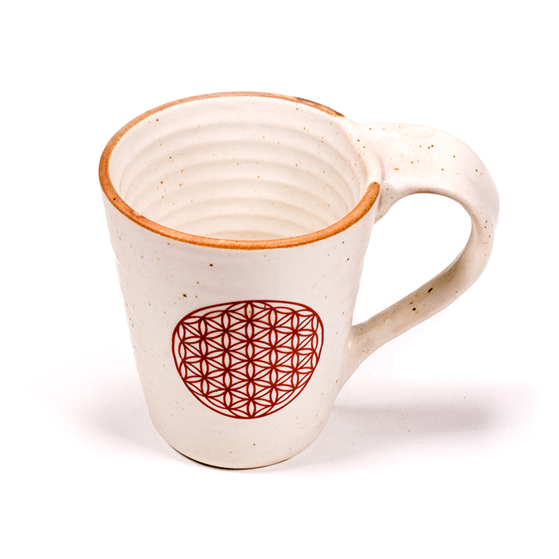 Thee- en koffiemok Bloem des Levens
