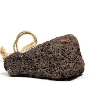 Lavascrubsteen met hangkoord - 7-10 cm